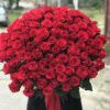 Букет 101 червона троянда