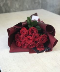 Букет из 11 красных роз 