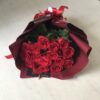 Букет из 15 красных роз 50 см
