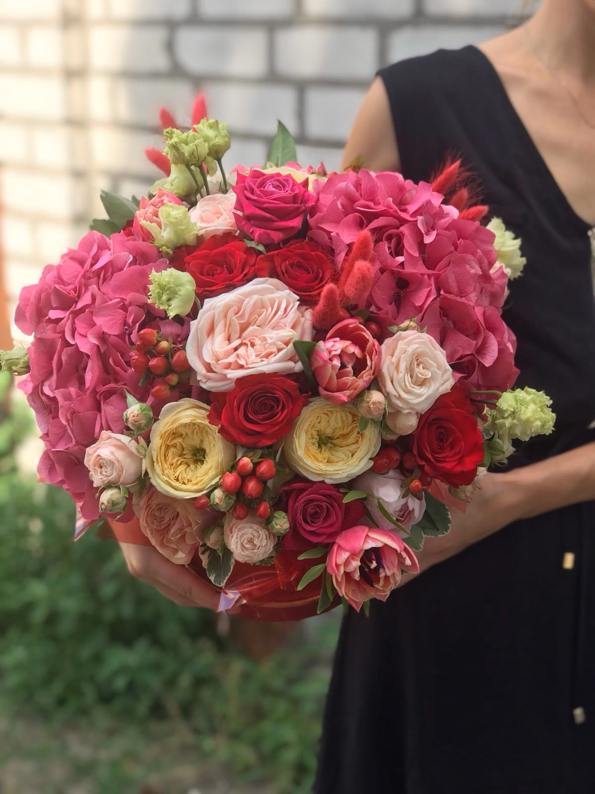 Hat Box - Floral Mix Dark "М+" - Зображення 5