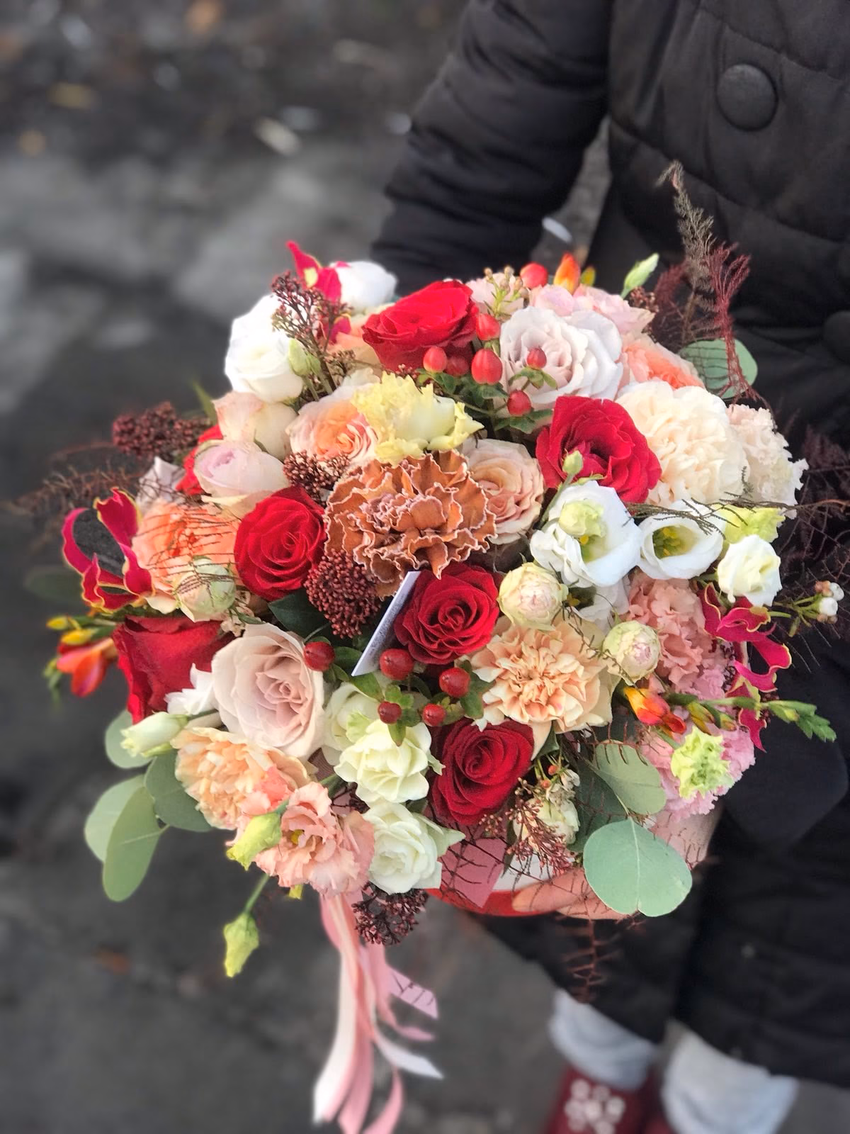 Hat Box - Floral Mix Dark "М+" - Зображення 4