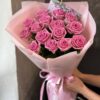Букет з 15 рожевих троянд 