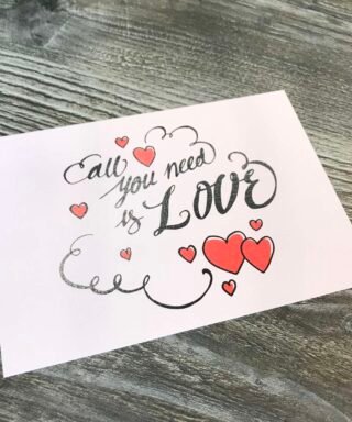 Листівка 27 "All you need is Love"