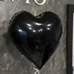 Фольгована куля "Чорне Серце"
