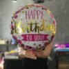 Фольгована куля "Happy Birthday to you"