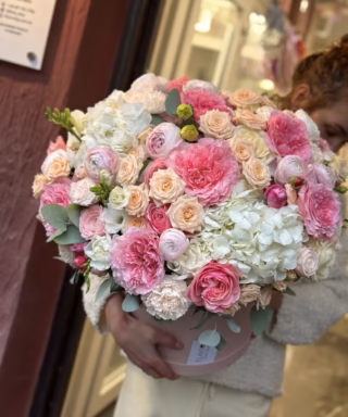 Hat Box - Floral Mix Light "L"