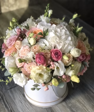 Hat Box - Floral Mix Light "M"