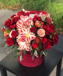 Hat Box - Floral Mix Dark "L+"