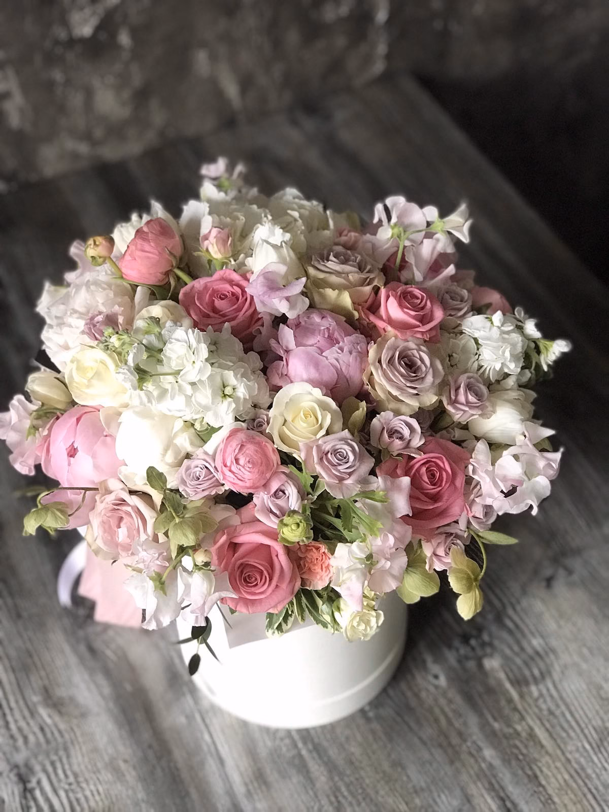 Hat Box - Floral Mix Light "M+" - Зображення 6