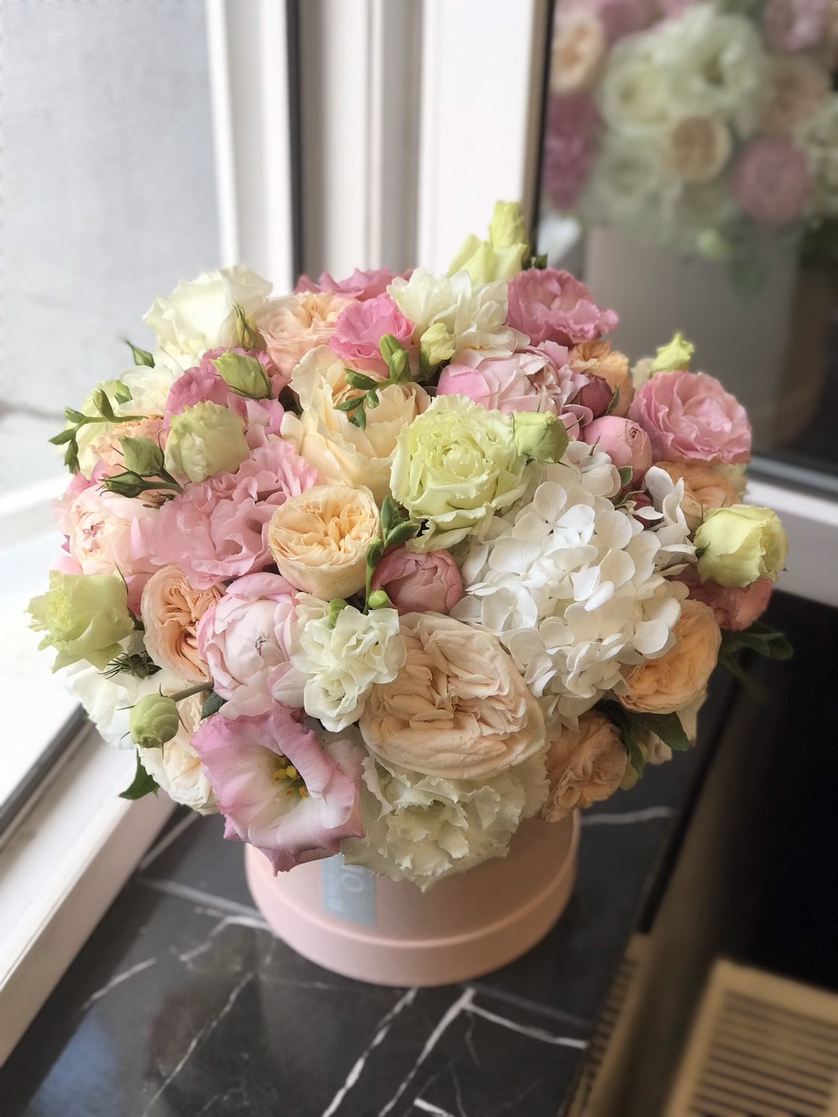 Hat Box - Pink "S"