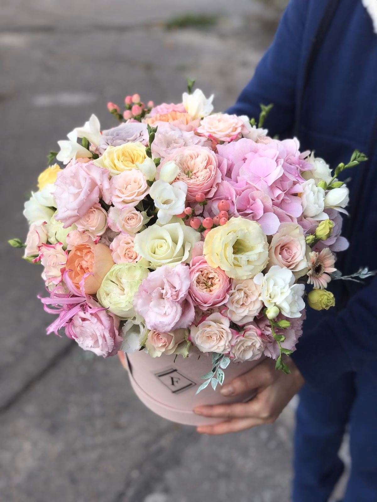 Hat Box - Floral Mix Light "M" - Зображення 4