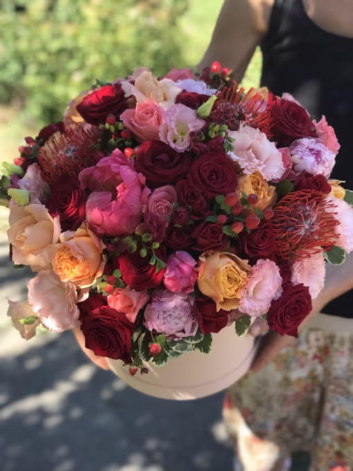 Hat Box - Floral Mix Light "M+"