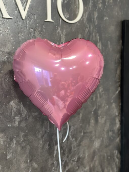 Фольгована куля "Рожеве Серце"