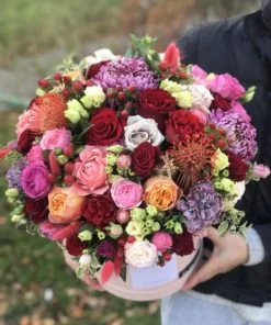 Hat Box - Floral Mix Dark "М+"