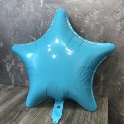 Фольгована куля "Велика Блакитна зірка" 55 см
