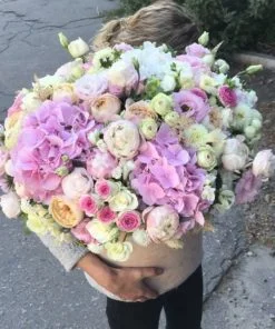 Hat Box - Floral Mix Light "XL"