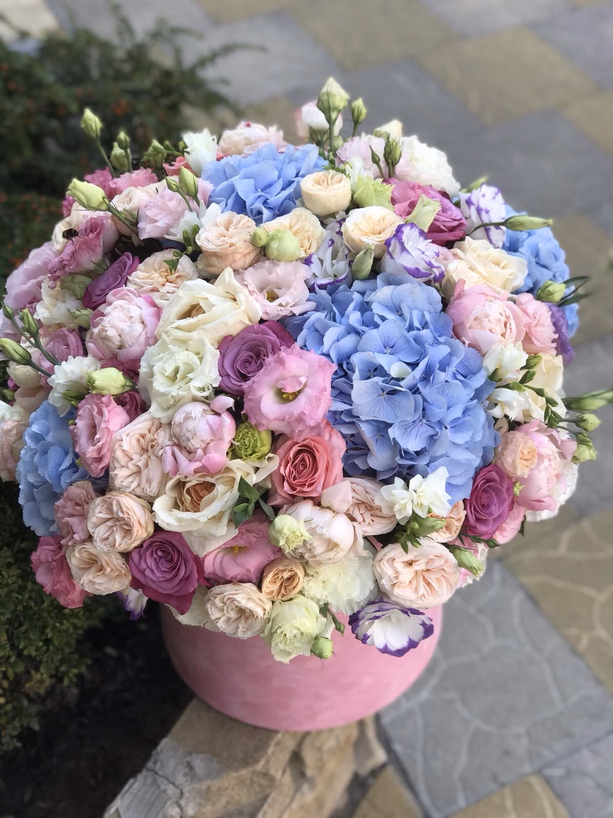 Hat Box - Floral Mix Light "XL"
