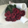 Букет з 7 червоних троянд 