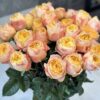 Букет з 9 або 15 піоноподібних троянд 