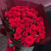 Букет из 51 красной розы 
