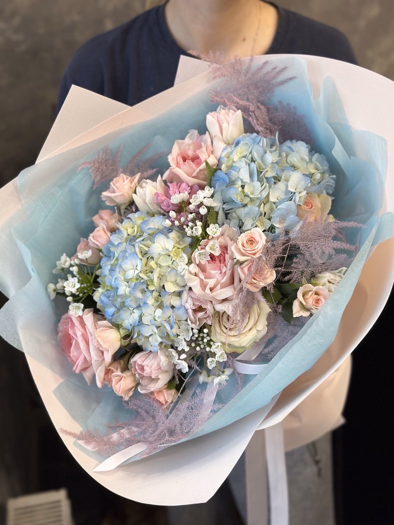 Букет - "Blue&Pink"