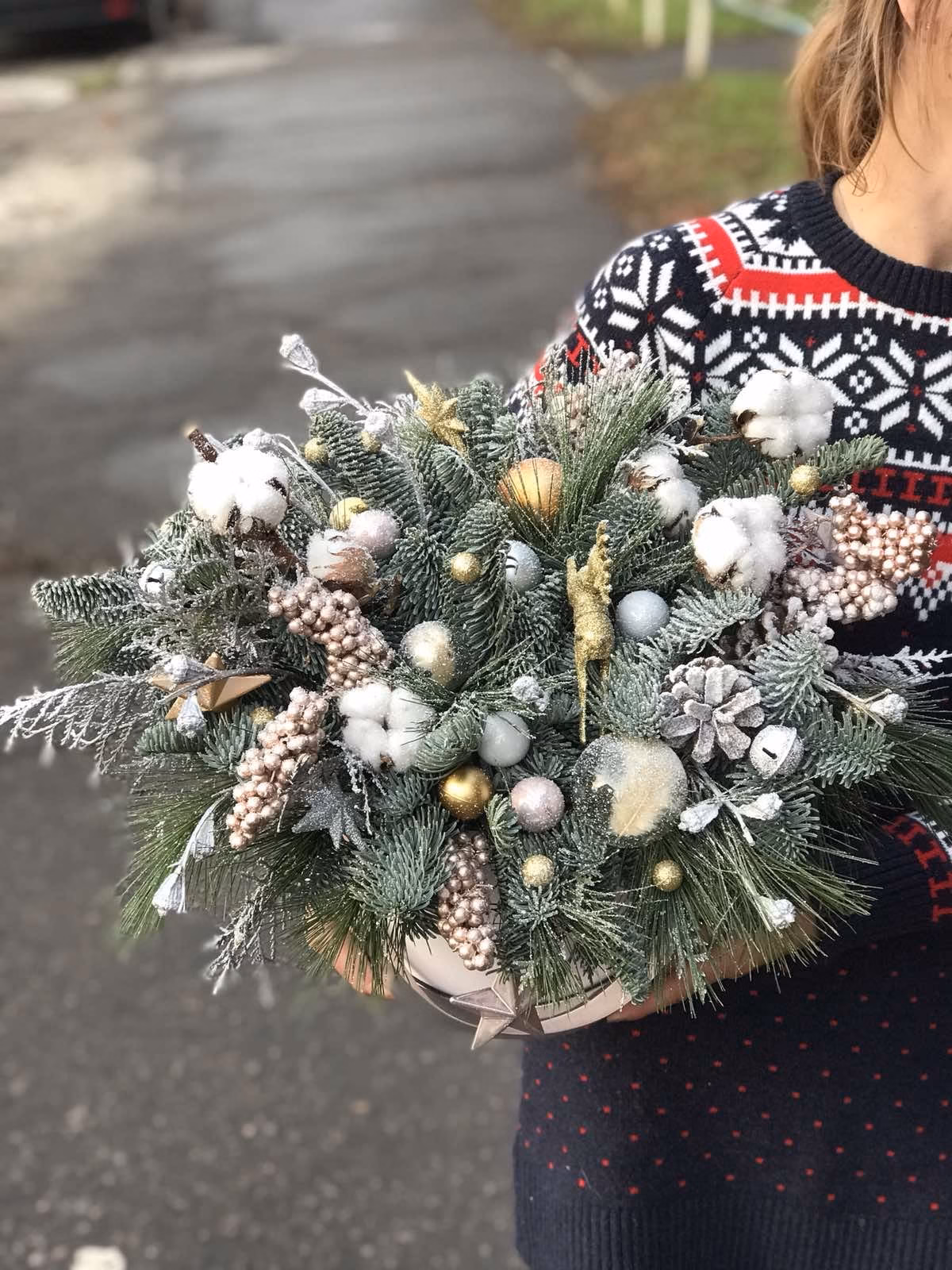 Winter Hat Box - "Champagne" - M - Зображення 3