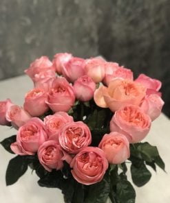 Букет из 9 или 19 пионовидный роз 