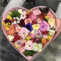 Heart of Love XL - Flower Rainbow