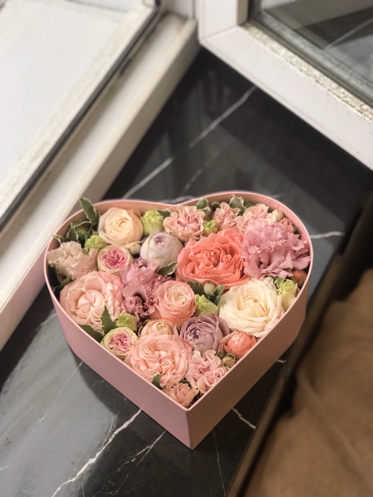 Цветочное сердце XS