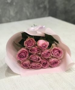 Букет из 11 розовых роз 
