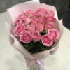 Букет из 19 розовых роз 
