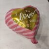 Фольгированный шар "Сердце I LOVE U pink"