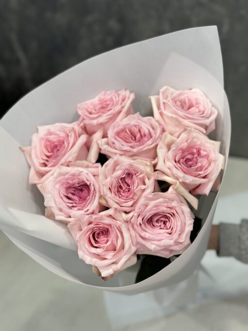 Parfume collection - Букет з 9 троянд "Pink O'Hara"
