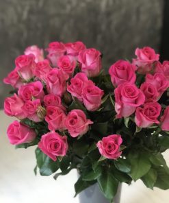 Букет из 15 или 25 розовых роз