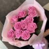 Букет з 11 рожевих троянд 