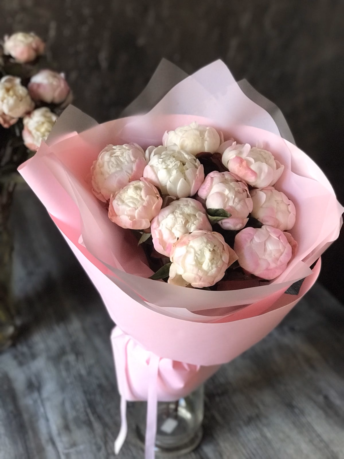 Букет з 9 Півоній "Gardenia"