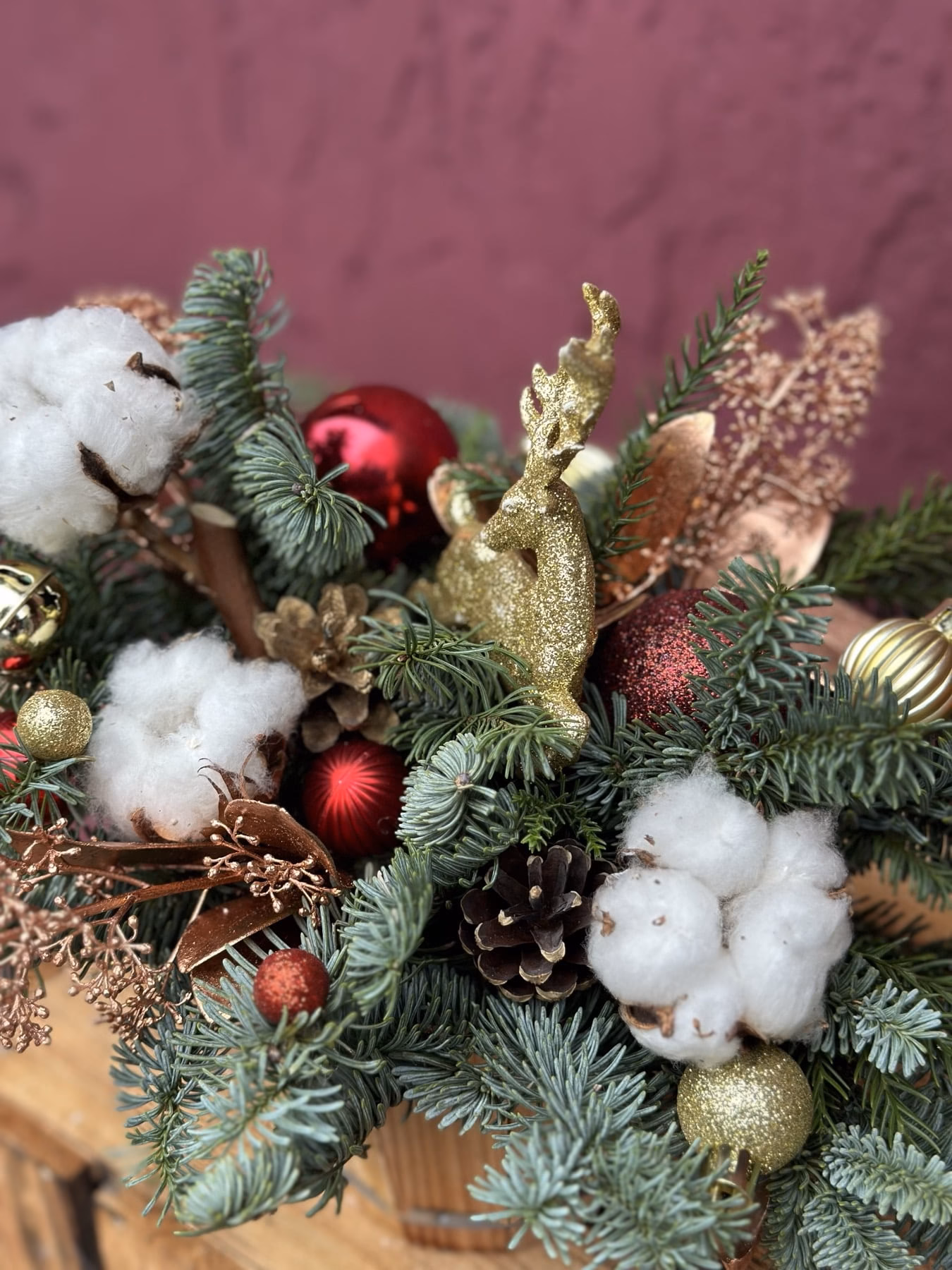 Winter Basket "Red"