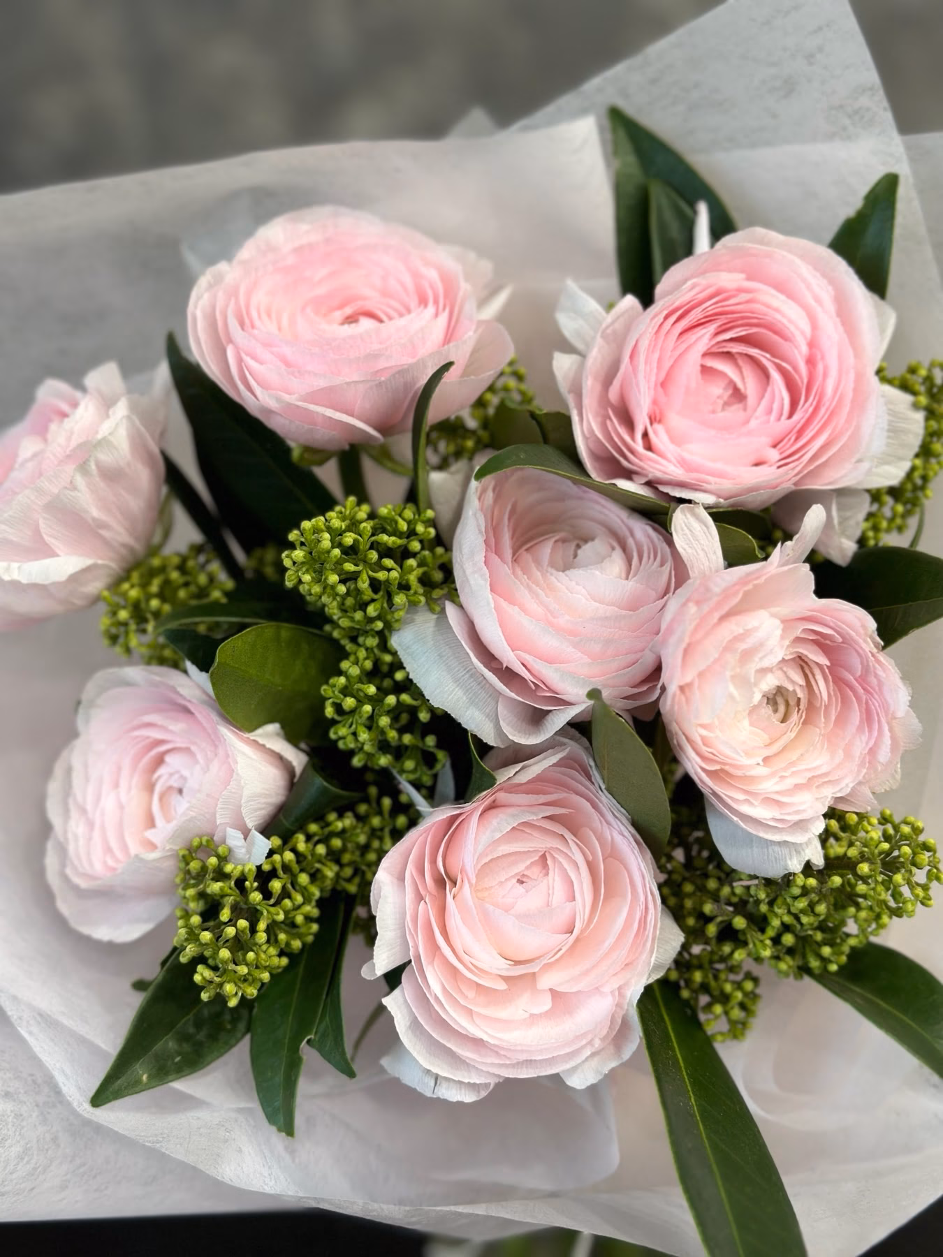 Букет з Ранункулюсів "Cloni Pink" 7/15 шт