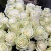 Букет з 25 або 45 білих троянд 
