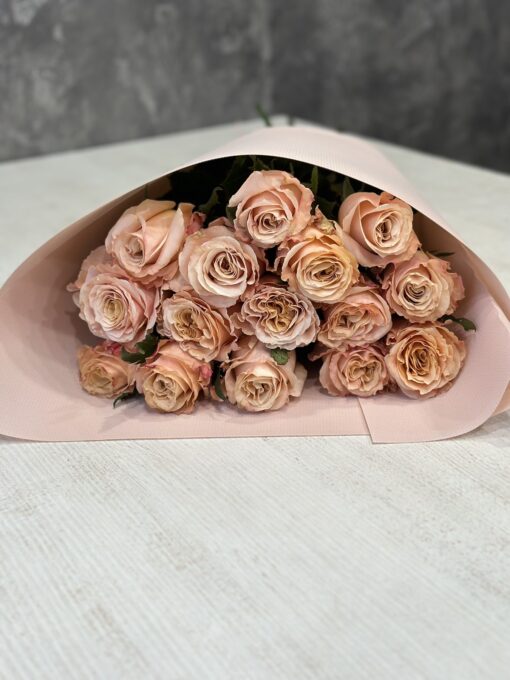 Букет з 15 троянд "Shimmer" 70 см Еквадор