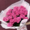 Букет з 25 рожевих троянд 