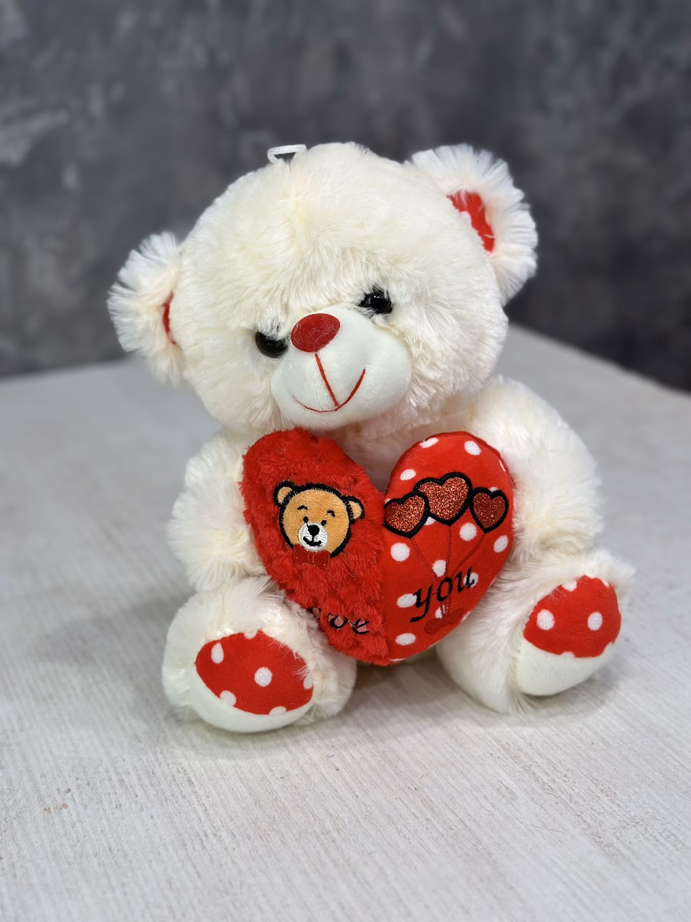 М’який ведмедик "love you" - 42 см