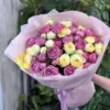 Мікс з 11 гілок кущових піоноподібних троянд