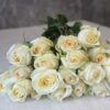 Букет з 9 або 19 білих троянд 
