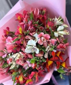 Букет з 19 гілок Альстромерії