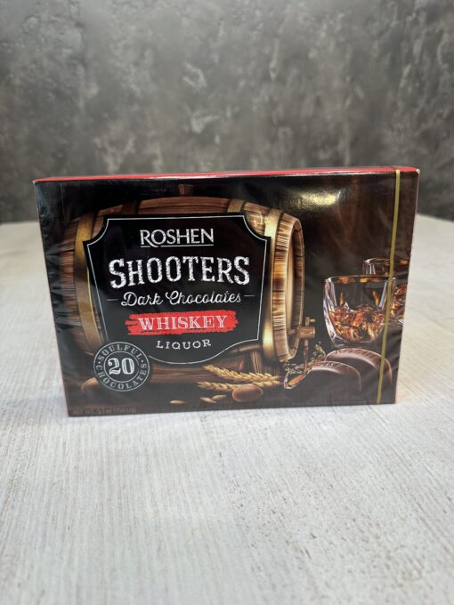 Цукерки «Roshen Shooters» з Whiskey шоколадні