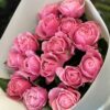 Букет з 15 піоноподібних троянд 