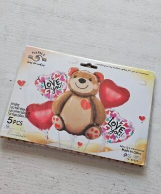 5 повітряних куль "Bear of Love"