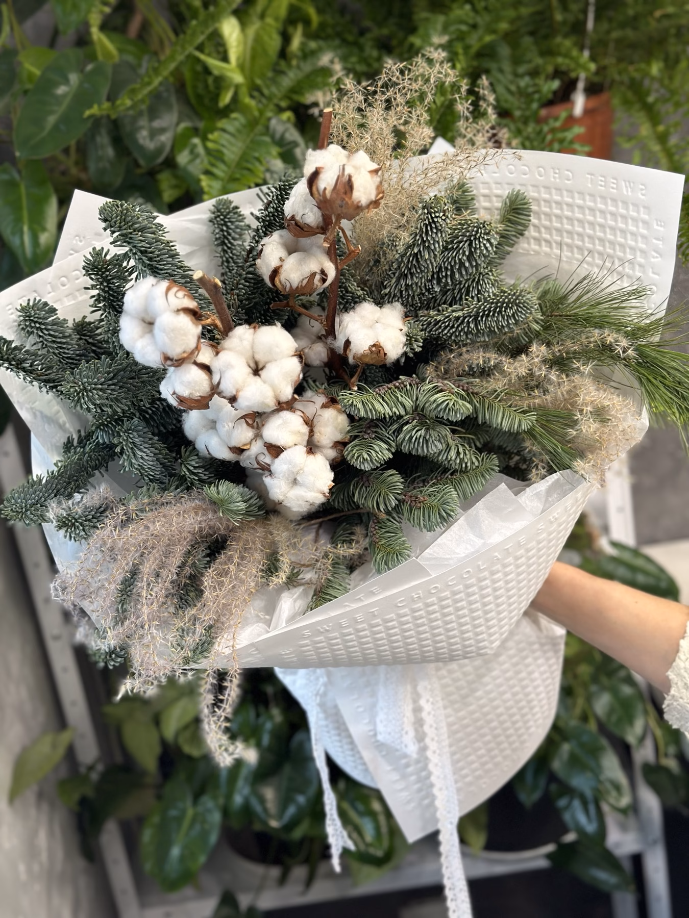 Букет "Winter Cotton"