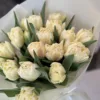 Букет з 15 піоноподібних тюльпанів “Piste”